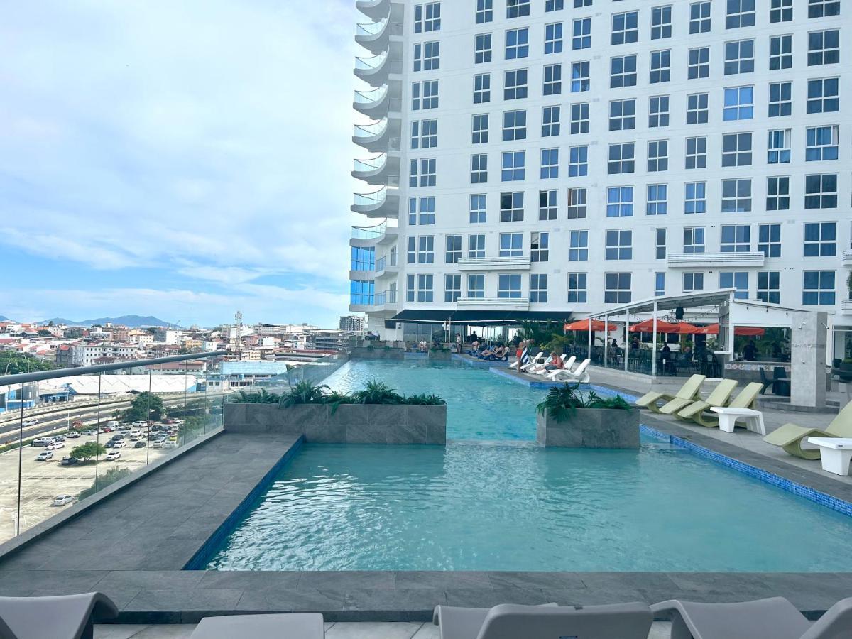 Moderno Apartamento En Avenida Balboa Panamá Esterno foto